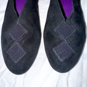 Vaneli Black suede flats